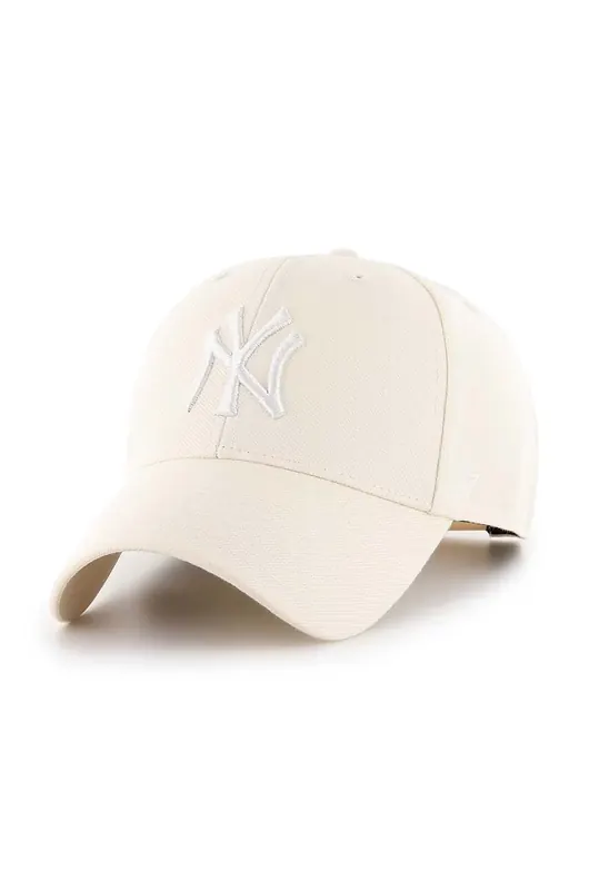 47 brand czapka z daszkiem z domieszką wełny MLB New York Yankees
