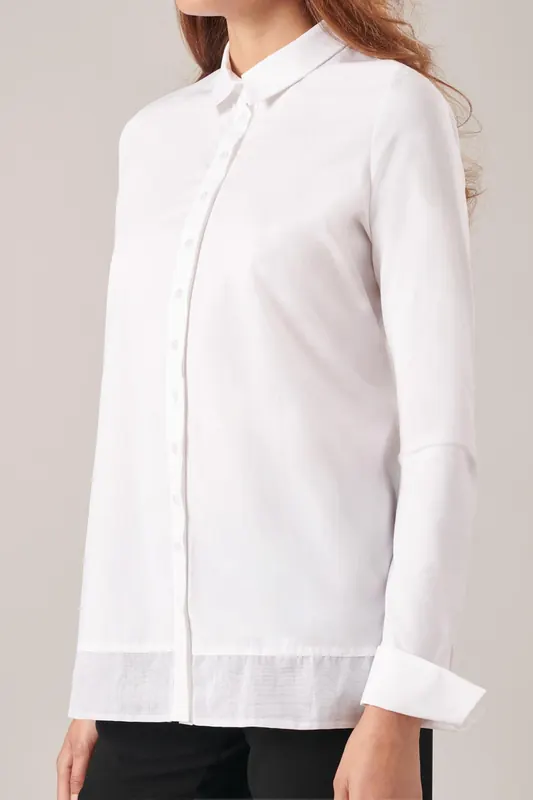 Anne Fontaine Verdi White Maat: 46 | Longsleeves Outlet | Dames | Wit