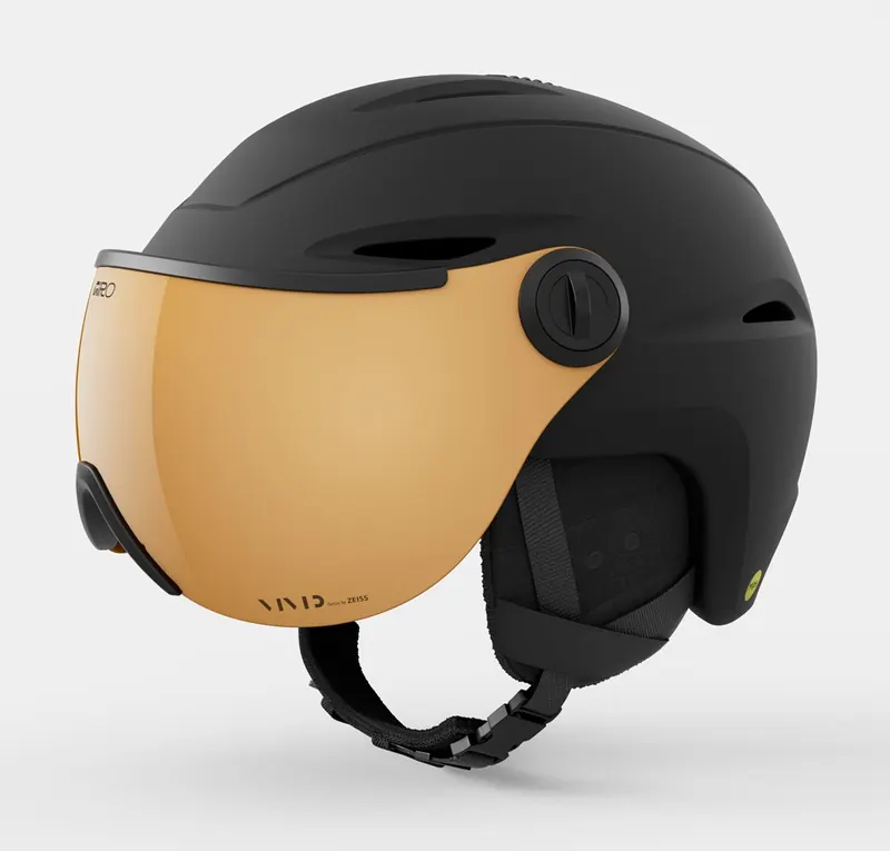 Kask zimowy damski GIRO ESSENCE MIPS matte czarny / VIVID copper (55.5-59)