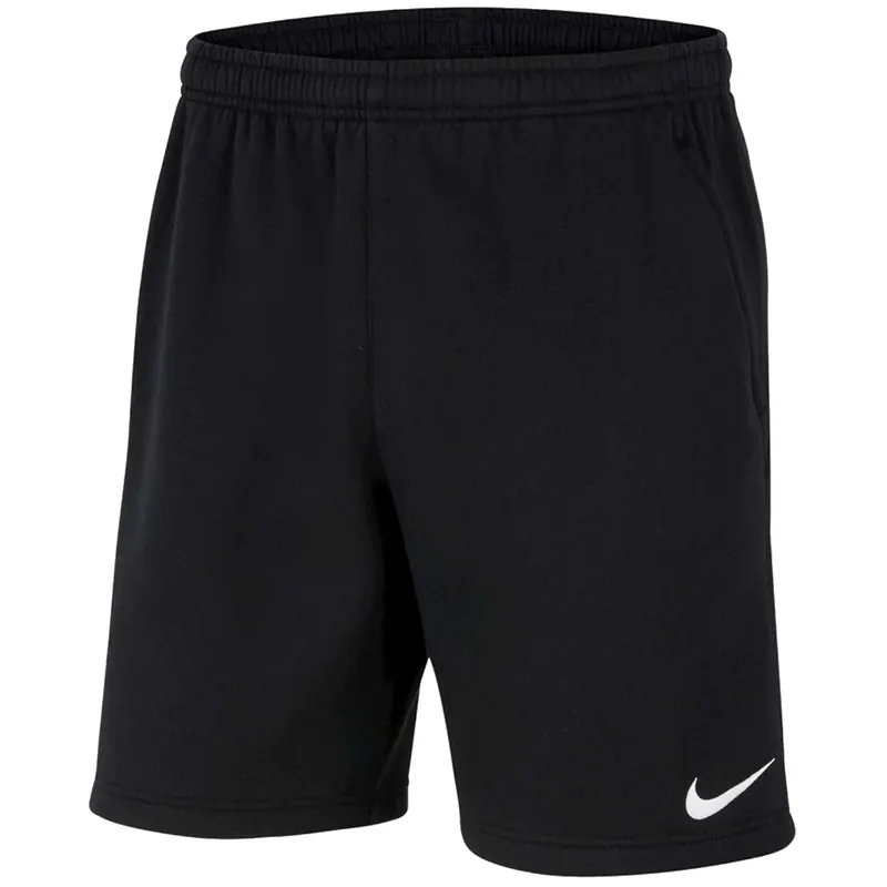Nike Flecee Park 20 Jr Short CW6932-010, Dla chłopca, Czarne, spodenki, bawełna, rozmiar: M