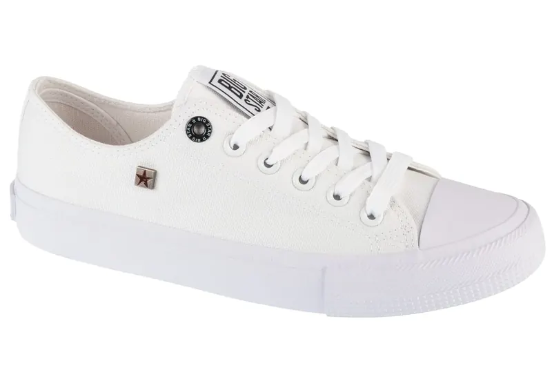 Big Star Shoes AA274010, Damskie, Białe, trampki, tkanina, rozmiar: 37