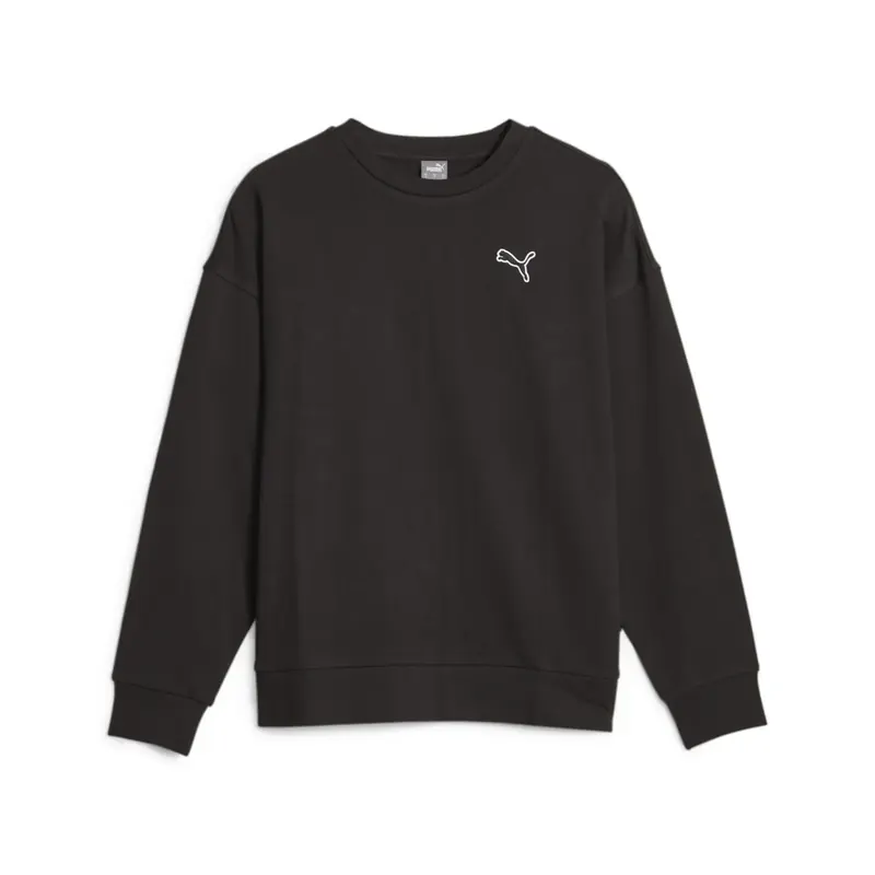 PUMA bluza damska bawełniana bez kaptura BETTER ESSENTIALS czarna (M)