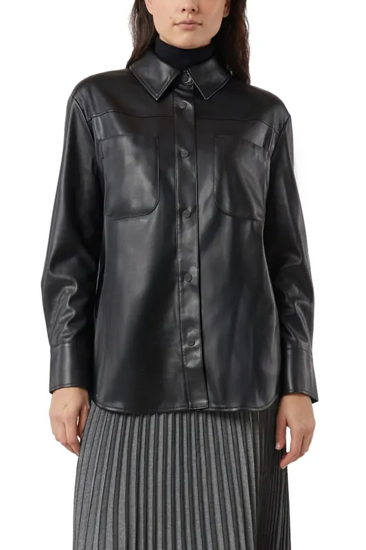 Comma Jackets Indoor Black Maat: 42 | Leren Jassen Outlet | Dames | Zwart