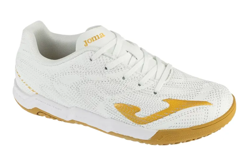 Joma Evolution Jr 2602 IN EVJS2602IN, Dla chłopca, Białe, buty halowe - halówki, skóra syntetyczna, rozmiar: 37,5