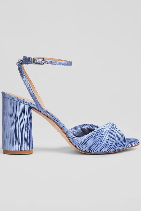 LK Bennett Fs Lilith Twist Front Blue Maat: 38 | Sandalen Outlet | Dames | Blauw
