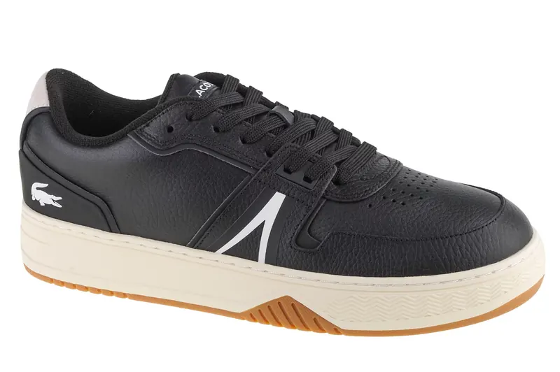 Lacoste L001 222 1 744SMA0017454, Męskie, Czarne, buty sneakers, skóra licowa, rozmiar: 44,5