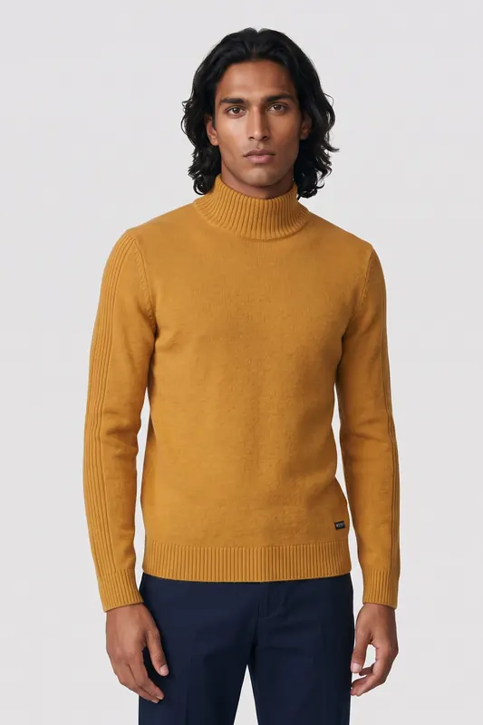 s.Oliver  Pullover Yellow Maat: S | Coltruien Outlet | Heren | Bruin
