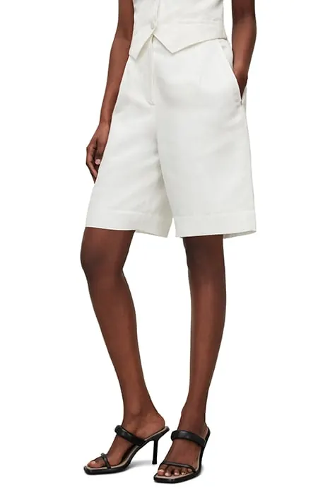 AllSaints Petra Short Off White Maat: W31 | Korte Broeken Outlet | Dames | Wit