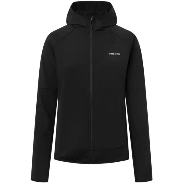 Viking Bluza damska Dimaro Hoodie Lady rozpinana z kapturem czarna (XS)