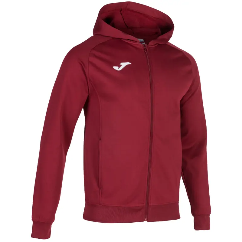Joma Menfis Hoodie 101303-671, Męskie, Bordowe, bluzy, poliester, rozmiar: S