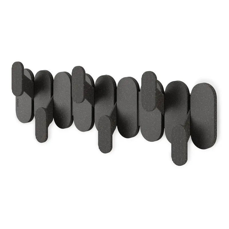 Stalowy wieszak ścienny w kolorze matowej czerni 16 cm Tempo – Umbra