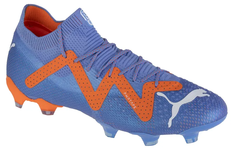 Puma Future Ultimate FG/AG 107165-01, Męskie, Niebieskie, buty piłkarskie - korki, skóra syntetyczna, rozmiar: 35,5