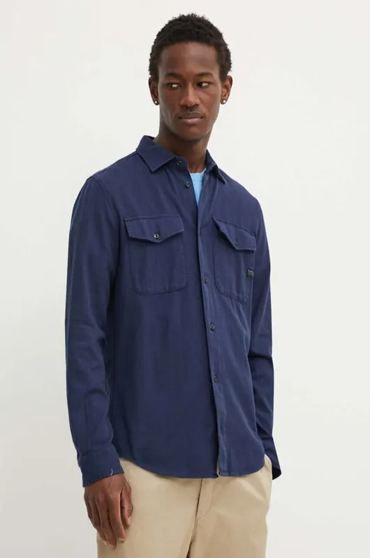 G-Star Raw koszula bawełniana Marine Slim