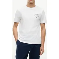 Tommy Hilfiger Brand Love T-shirt White Maat: XL | Basic T-Shirts Outlet | Heren | Wit