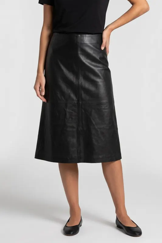 & Other Stories Es Esra Leather Skirt Black Maat: M | Mini Rokken Outlet | Dames | Zwart