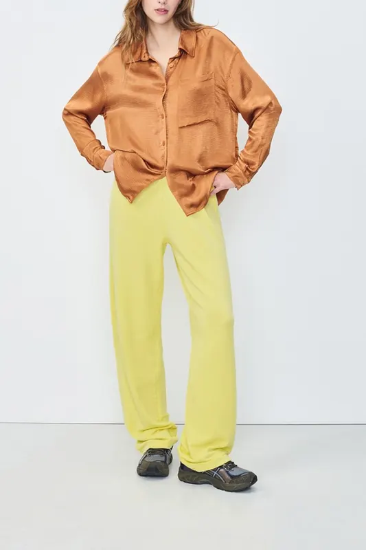 American Vintage Shaning Shirt Cannelle Maat: L | Overhemden Outlet | Dames