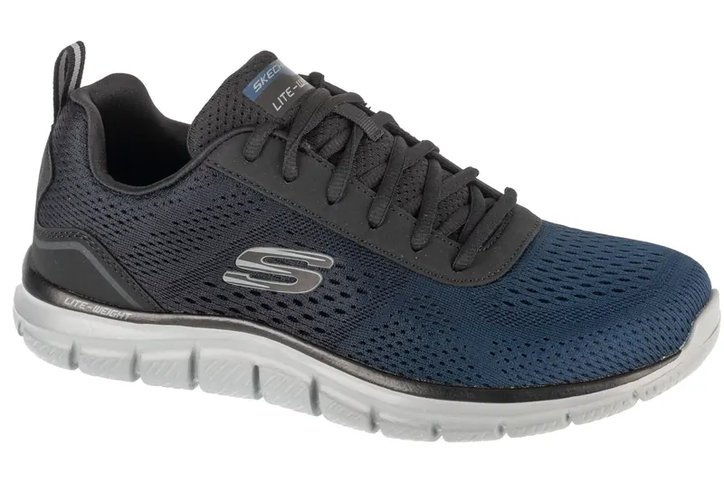 Skechers Track - Ripkent 232399W-NVBK, Męskie, Granatowe, buty treningowe, tkanina, rozmiar: 44