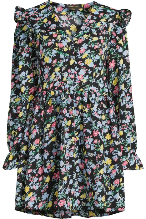 Colourful Rebel Noelle Flower V-neck Dress Women Multicolor Maat: S | Mini Jurken Outlet | Dames