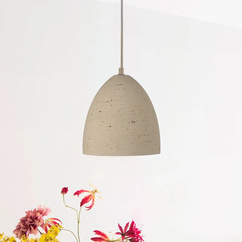 Schöner Wohnen żyrandol Traventa, beżowa, Ø 21 cm, E27