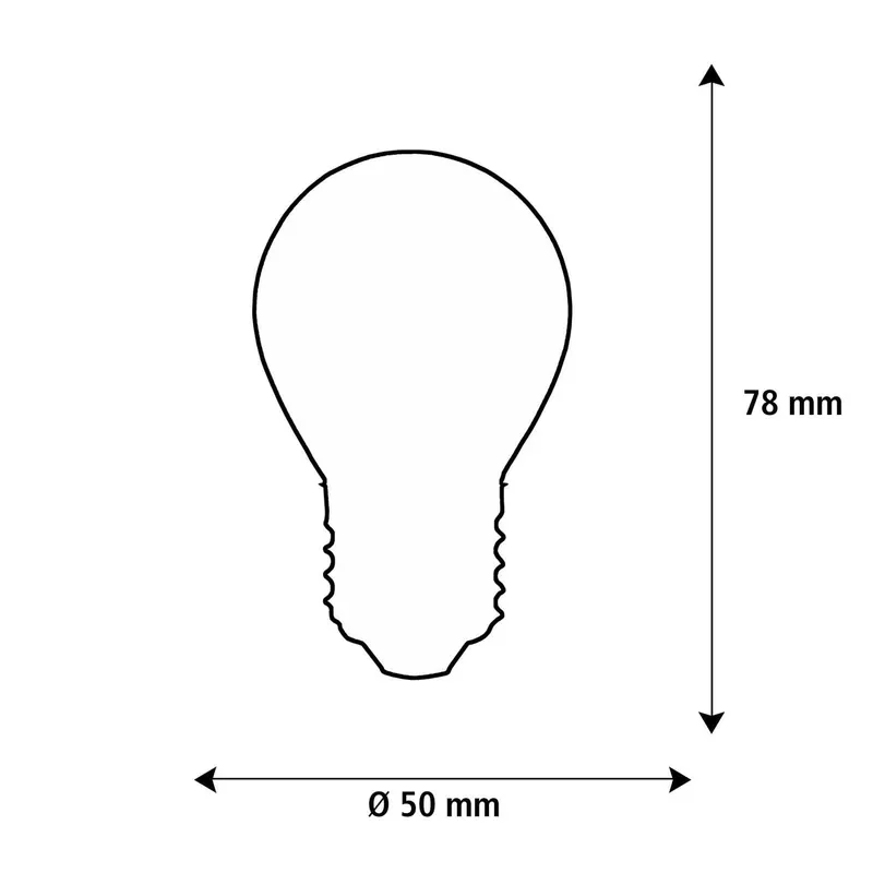 SEGULA LED Elegant Line E27 3W Golfball 2.700 K żarnikowy ściemniany