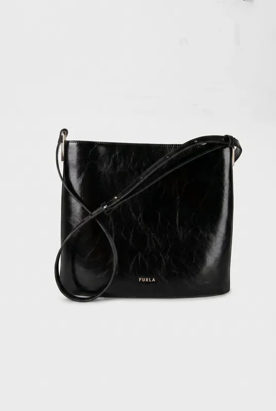 Furla Luce Small Crossbody Nero Maat: OS | Schoudertassen Outlet | Dames | Zwart