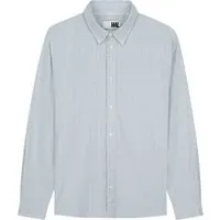 We Are Labels Wal – James Shirt Light Blue Stripe Maat: S | Zakelijke Overhemden Outlet | Heren | Blauw