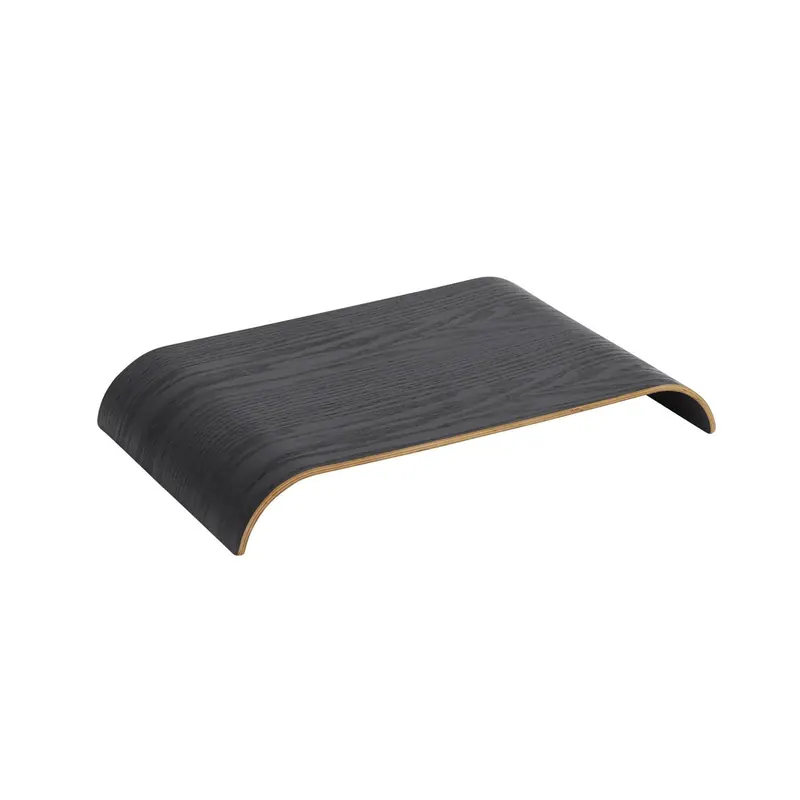 Taca AYTM Curva, czarna, 41 x 25 x 5 cm, drewno