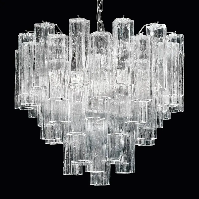 Tronchi - Lampa wisząca przezroczyste szkło murano