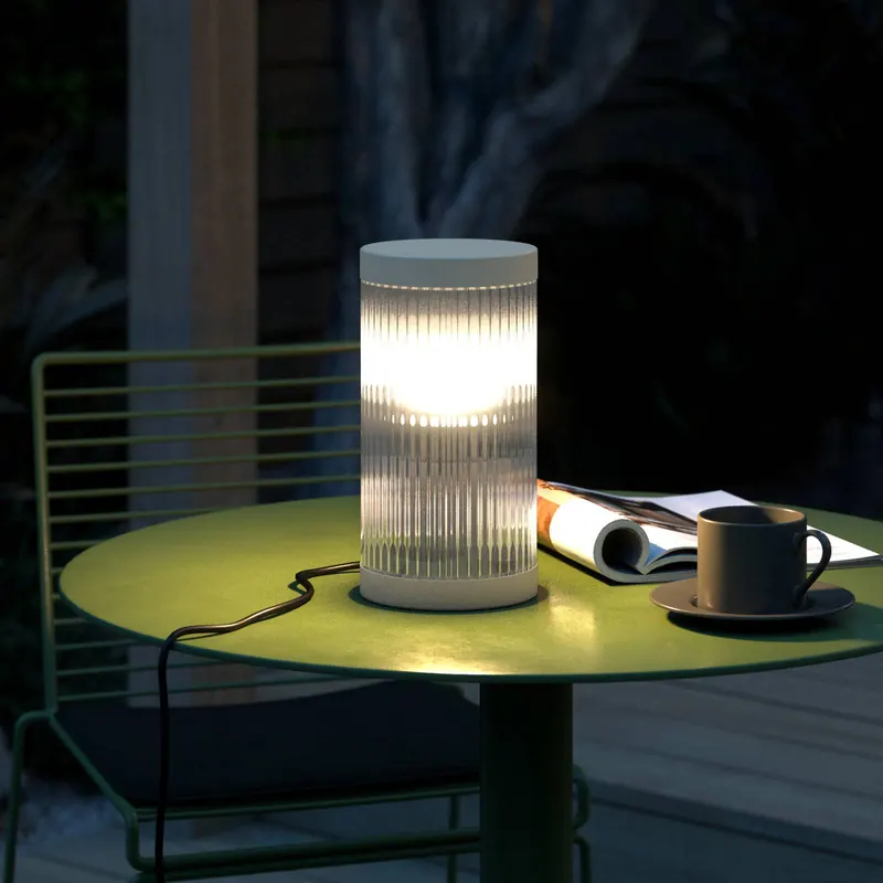 Lampa stołowa Coupar do użytku zewnętrznego, Sander