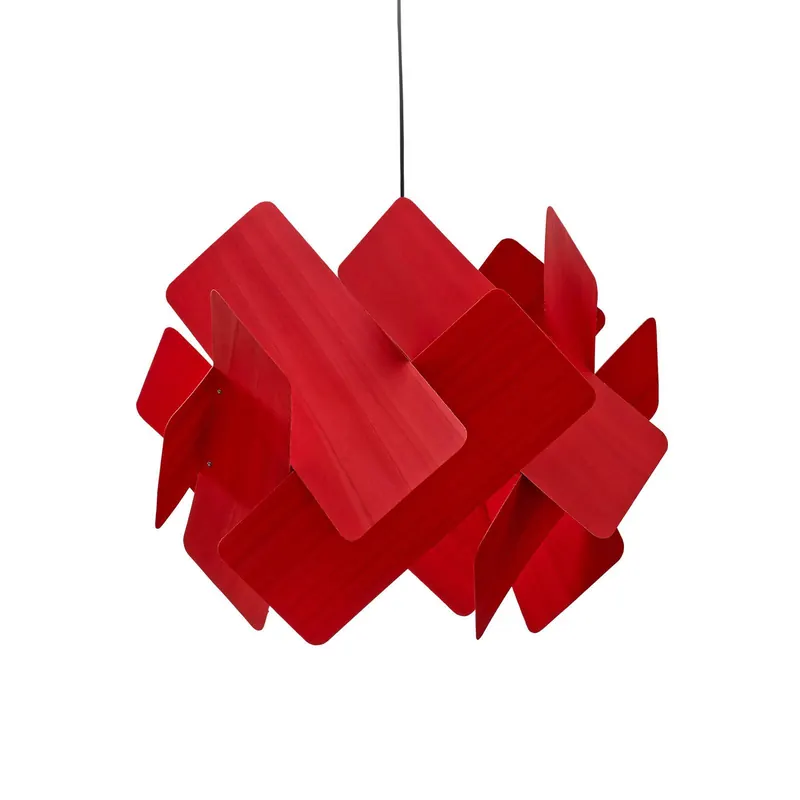 LZF Escape wisząca, kabel czarny Ø 30cm czerwona