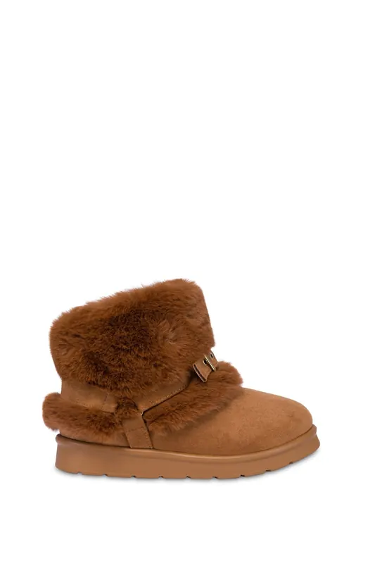 Moschino Soft Fabric Ankle Boots Brown Maat: 40 | Laarzen Outlet | Dames | Bruin