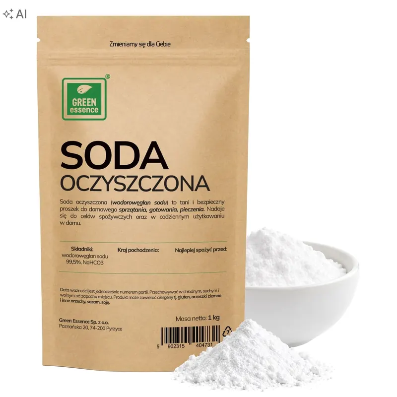Soda Oczyszczona 1kg spożywcza wodorowęglan sodu
