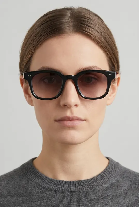 CHIMI Unisex 02.3 Lab Lens - Black / Red Gradient Maat: OS | Zonnebrillen Outlet | Unisex | Zwart