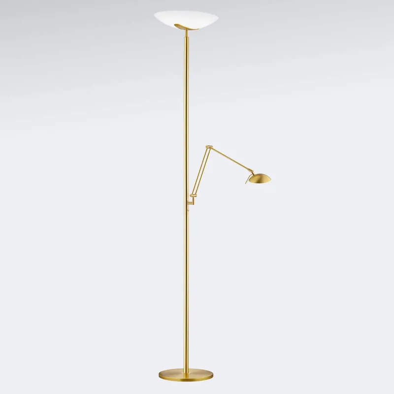 Lampa LED oświetlająca sufit Lya z lampką do czytania w kolorze matowego