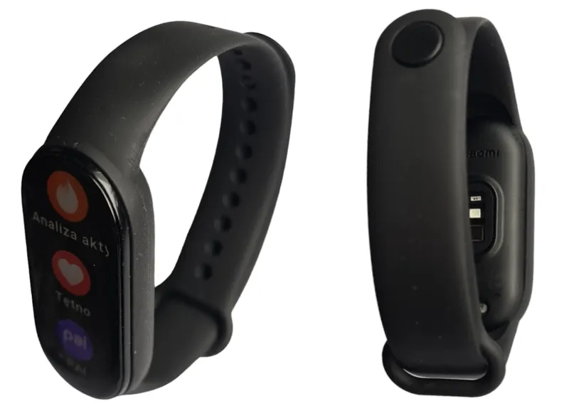 Opaska Czarna do Xiaomi Mi Band 7 Klasyczny i Pasek na Ręce