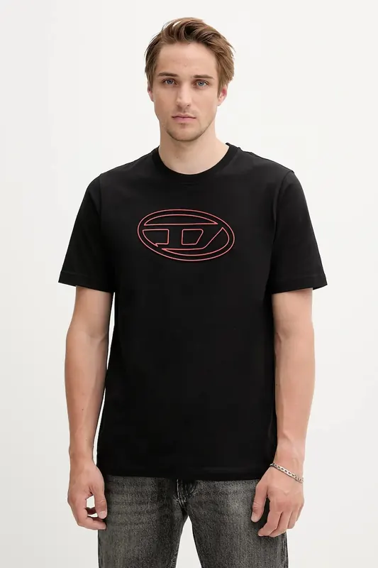 Diesel t-shirt bawełniany T-ADJUST-BIGOVAL