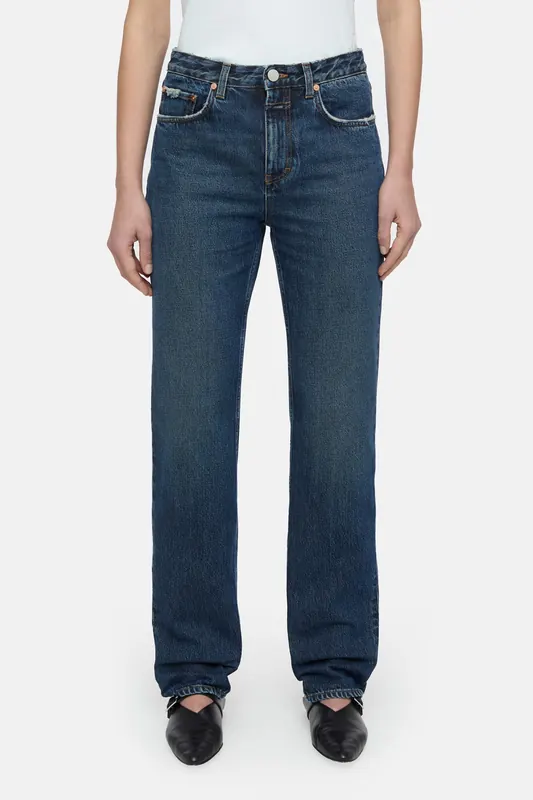 Closed Roan Jeans Dark Blue Maat: W25L30 | Straight Jeans Outlet | Dames | Blauw