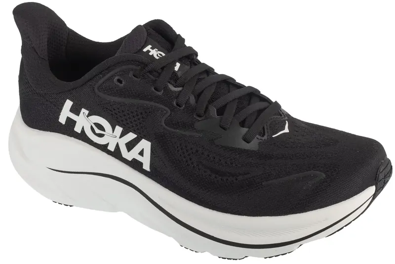 Hoka M Clifton 10 1162030-BWHT, Męskie, Czarne, buty do biegania, tkanina, rozmiar: 43 1/3