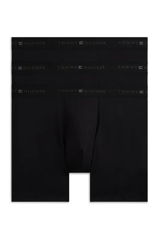 Tommy Hilfiger 3-pack Boxer Brief Black/black/black Maat: S | Onderbroeken Outlet | Heren | Zwart