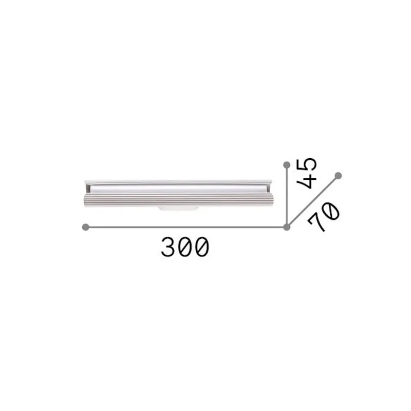 Kinkiet LED IDEAL LUX Dorica w kolorze miedzianym, wysokość 30 cm, metal