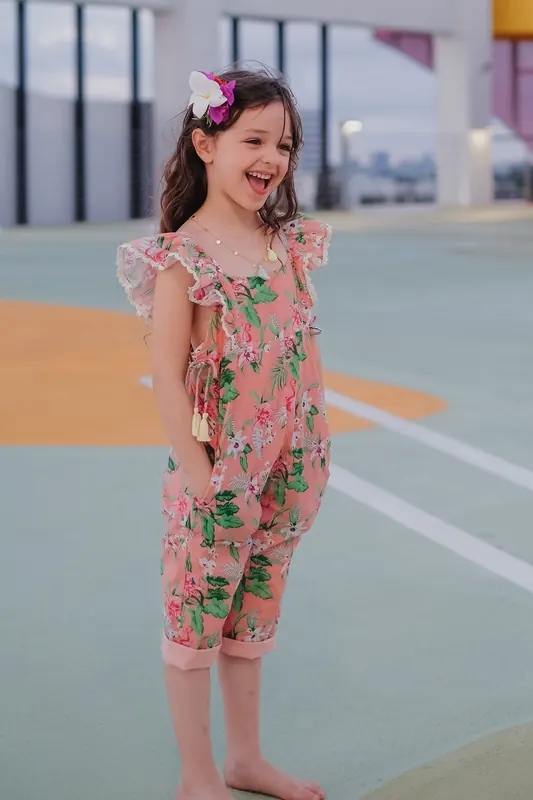 Louise Misha Overalls Talia Sienna Flamingo Maat: 6M | Baby Rompers Outlet | kids | Roze