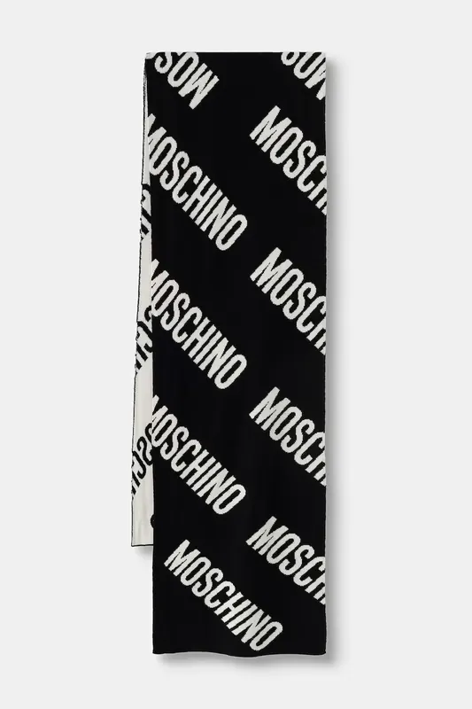 Moschino szalik z wełną
