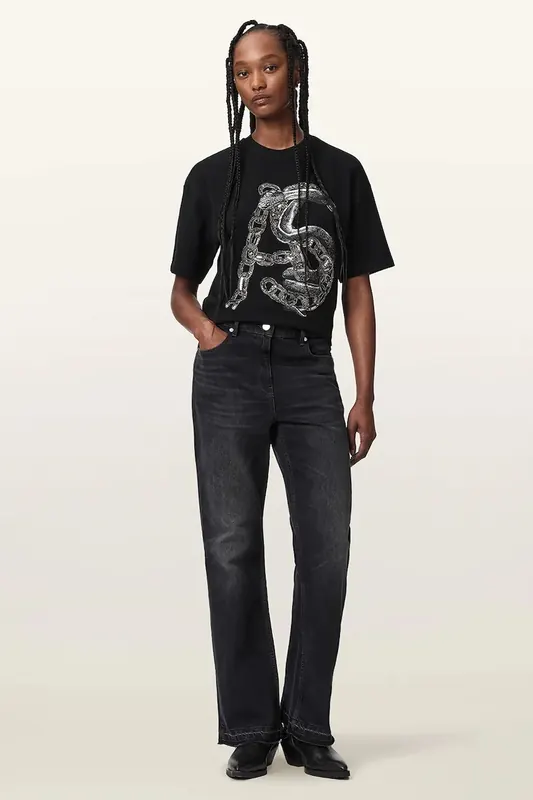 AllSaints T-shirt damski bawełniany LINX ETTA TEE