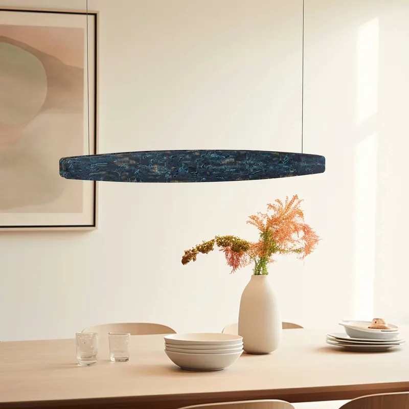 Lampa wisząca LED Quitani Lysia, oksydowana/czarna, 118 cm