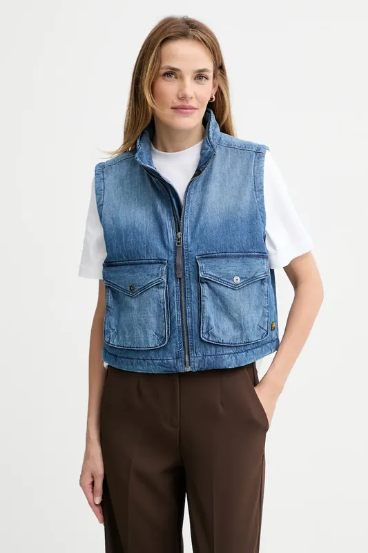 G-Star bezrękawnik jeansowy 2-Pkt Padded