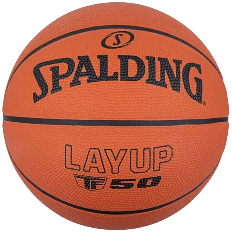 Spalding Layup TF-50 Ball 84334Z, Unisex, Pomarańczowe, piłki do koszykówki, Guma, rozmiar: 5