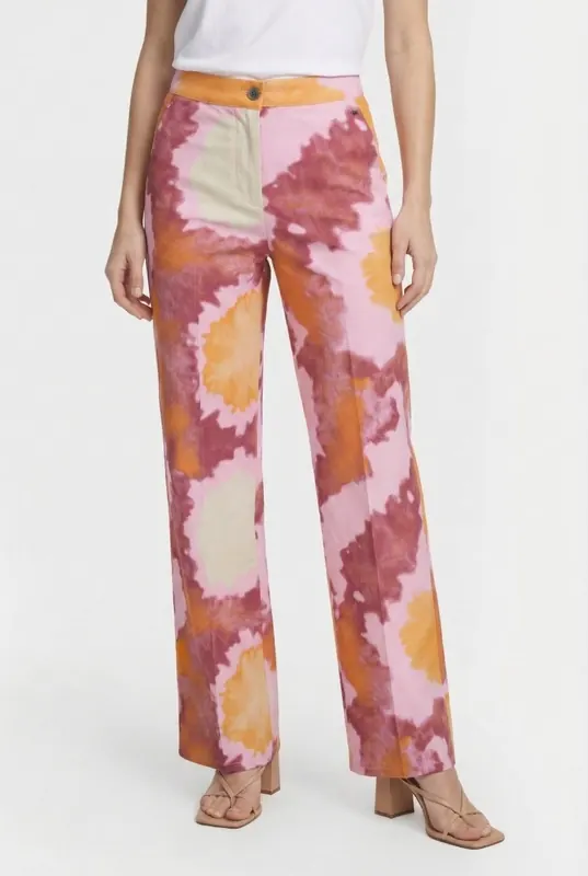 RAIZZED Sandia Pants Cold Pink Maat: S | Wijde Broeken Outlet | Dames | Roze