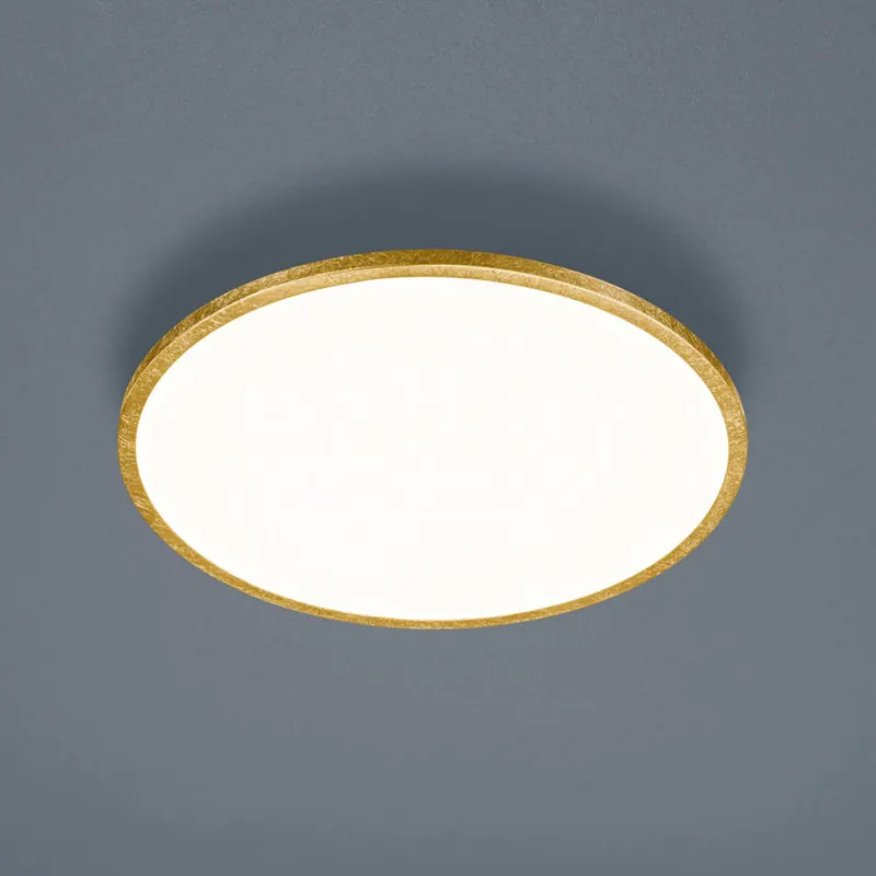 Helestra Rack lampa sufitowa LED okrągła złota
