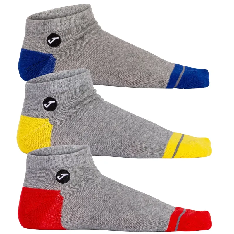 Joma Gark 3PPK Socks 400978-000, Unisex, Szare, skarpetki, bawełna, rozmiar: 39-42
