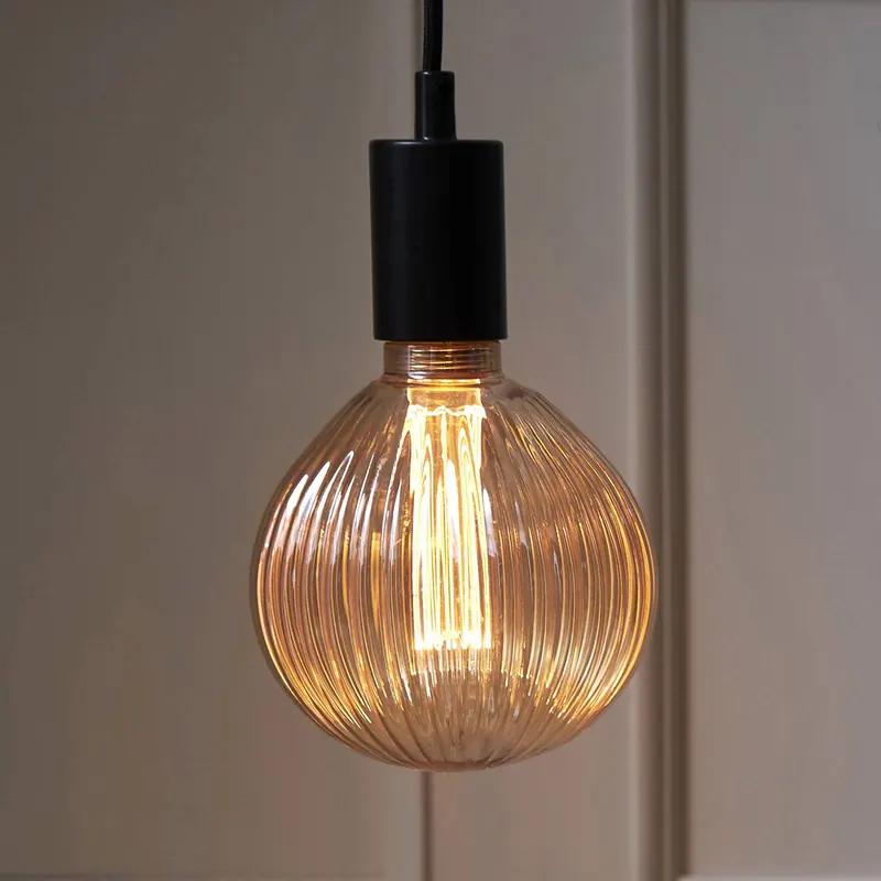 LED-Globe G125 NGC taśma E27 1W 1 800 W bursztyn